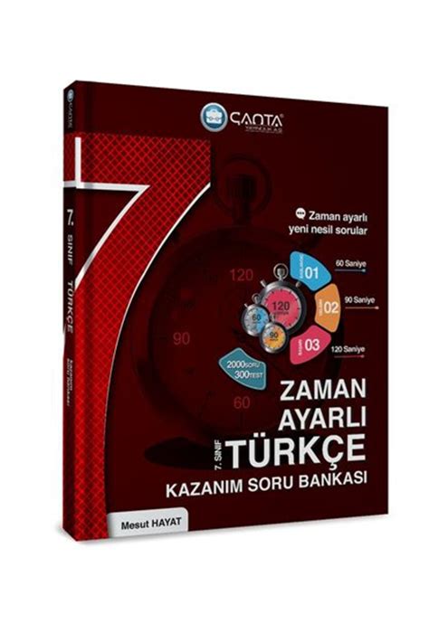 7 sınıf türkçe test kitabı çanta yayınları cevapları
